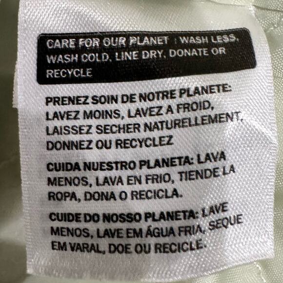 Levi Strauss Women’s Baby Cropped Corduroy Trucker Jacket Mint Green 3X Sherpa - Picture 16 of 16